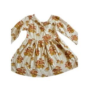 Kate Quinn Mushroom Print Organic Cotton Dress
